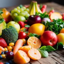 Afbeelding met gezonde voeding